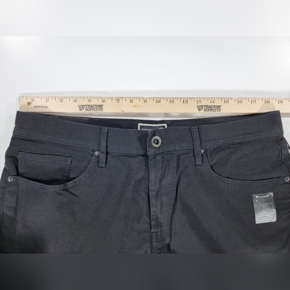 NEW Men's Travis Mathew Legacy Featherweight Stretch Jeans Pants 36x33 Black NWT - Picture 12 of 12